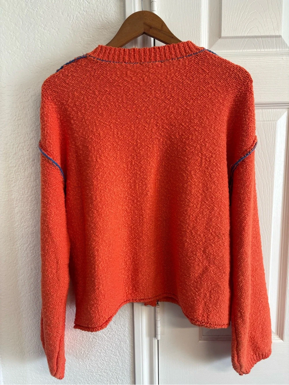 Cotierra Orange‎ Cotton Cardigan Size L